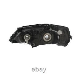 Vauxhall Astra G Mk4 Sxi 1998-2004 Black Headlight Headlamp Pair Left & Right