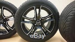 Vauxhall Astra G Mk4 alloy wheels 7.0x16 OZ Adrenalina 4/100 ET42-37, Mat Black