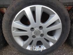 Vauxhall Astra G Mk 4 2002 Set Of 16 Inch 5 Stud Alloy Wheels & Tyres 205/50/r16