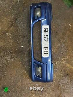 Vauxhall Astra Gsi Style Prodrive Mesh Front Bumper Blue Mk4 Hatch + 3 Door