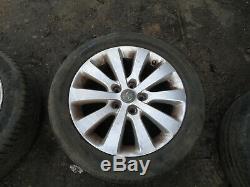 Vauxhall Astra J 1.7cdti 2011 Alloy Wheels 5 Stud with Tyres 5x115