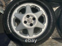 Vauxhall Astra Mk4 15 Alloy Wheels & Tyres 4x100 195/60/15