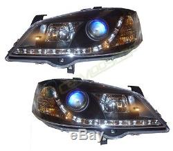 Vauxhall Astra Mk4 G DRL LED Projector Headlights Lighting Lamp Spare Part Uk