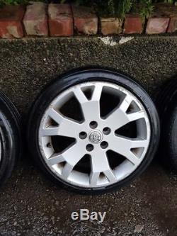 Vauxhall Astra Mk4 Gsi 17 Snowflake Alloy Wheels With Tyres 5x110 Corsa Vectra