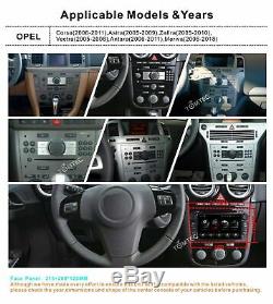 Vauxhall Opel Astra Corsa Vectra Car Stereo DVD Player GPS Sat Nav WIFI BT Black