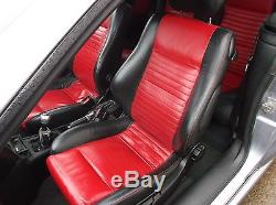Vauxhall astra convertible leather interior seats and cards linea rossa mk4/G
