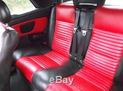 Vauxhall astra convertible leather interior seats and cards linea rossa mk4/G