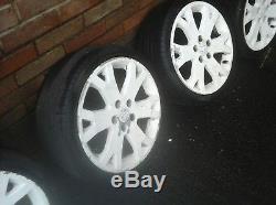 Vauxhall astra mk4 gsi snowflake alloy wheels 17 inch