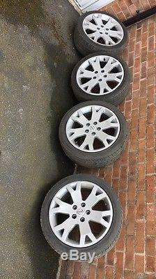 Vauxhall mk4 astra gsi snowflake alloy wheels, zafira turbo, with Good Tyres