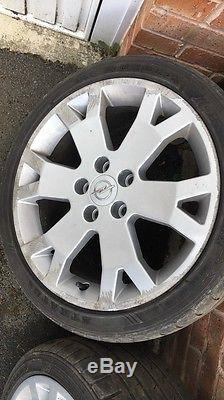 Vauxhall mk4 astra gsi snowflake alloy wheels, zafira turbo, with Good Tyres